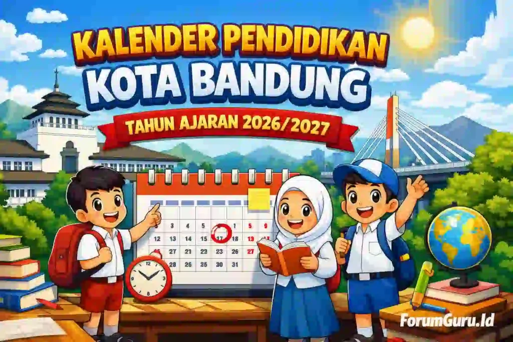 Kalender Pendidikan Kota Bandung Tahun Ajaran 2026/2027