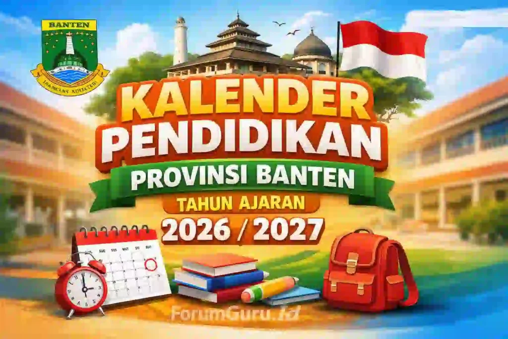 Kalender Pendidikan Provinsi Banten Tahun Ajaran 2026/2027