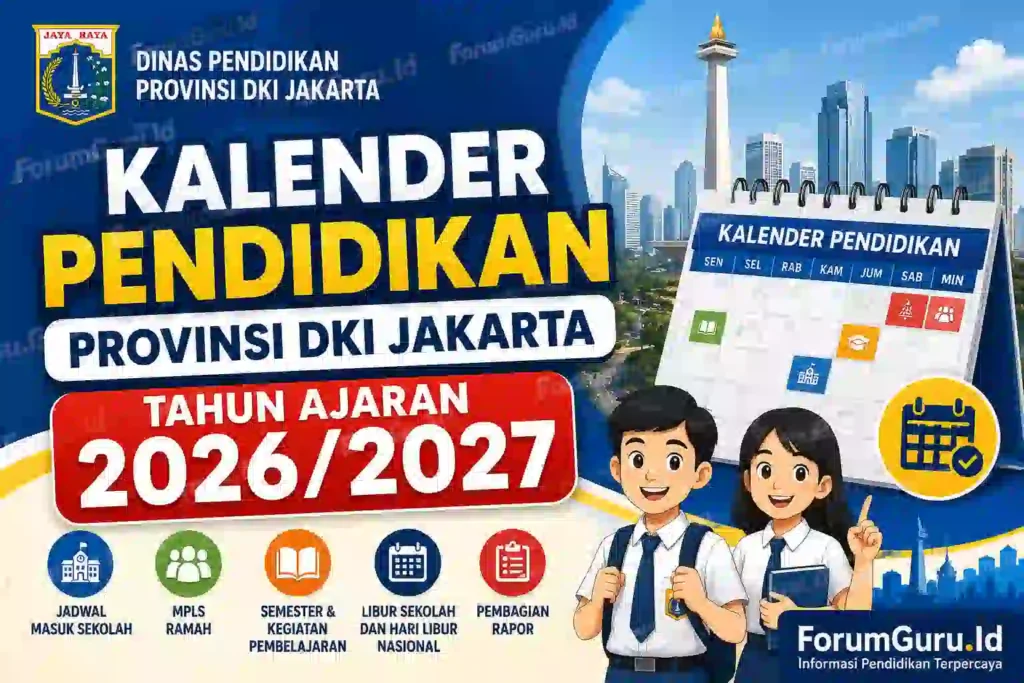 Kalender Pendidikan Provinsi DKI Jakarta Tahun Ajaran 2026/2027