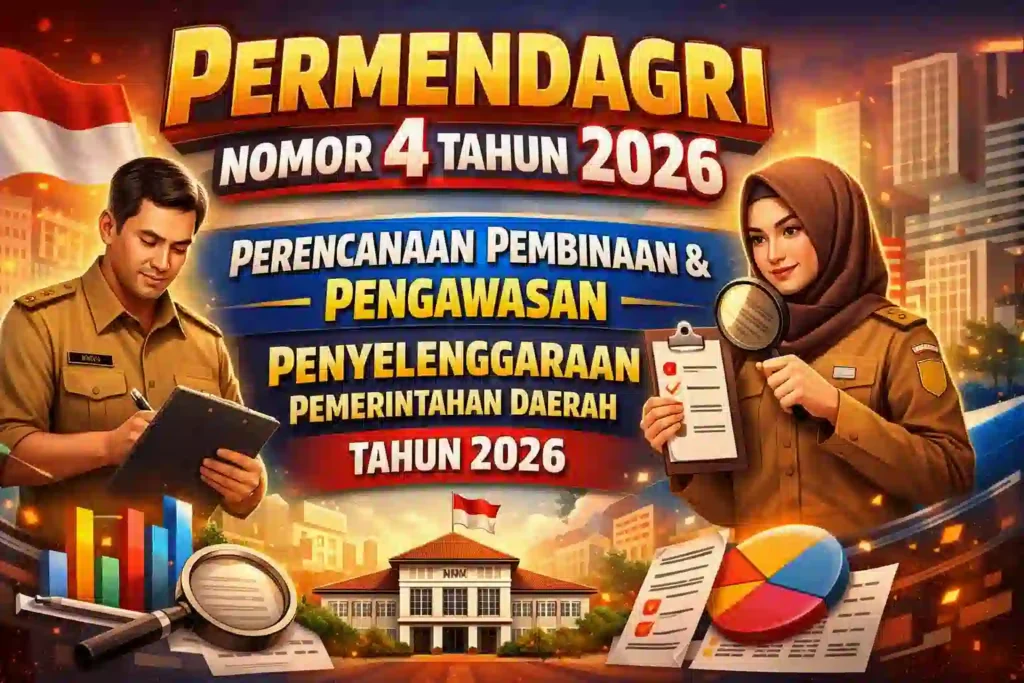 Permendagri Nomor 4 Tahun 2026 tentang Perencanaan Pembinaan dan Pengawasan Penyelenggaraan Pemerintahan Daerah