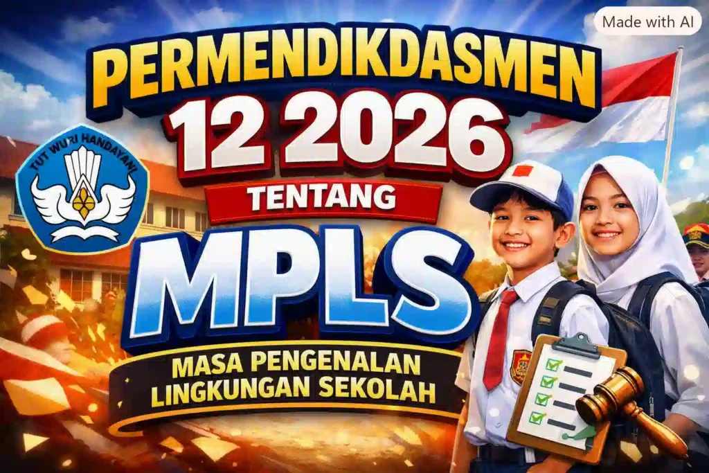 Permendikdasmen Nomor 12 Tahun 2026 Tentang MPLS (Masa Pengenalan Lingkungan Sekolah)