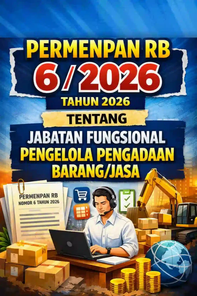 Permenpan RB Nomor 6 Tahun 2026 tentang Jabatan Fungsional Pengelola Pengadaan Barang/Jasa (PPBJ)