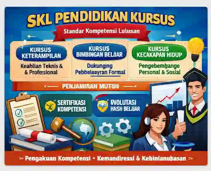 Infografis SKL Pendidikan Kursus