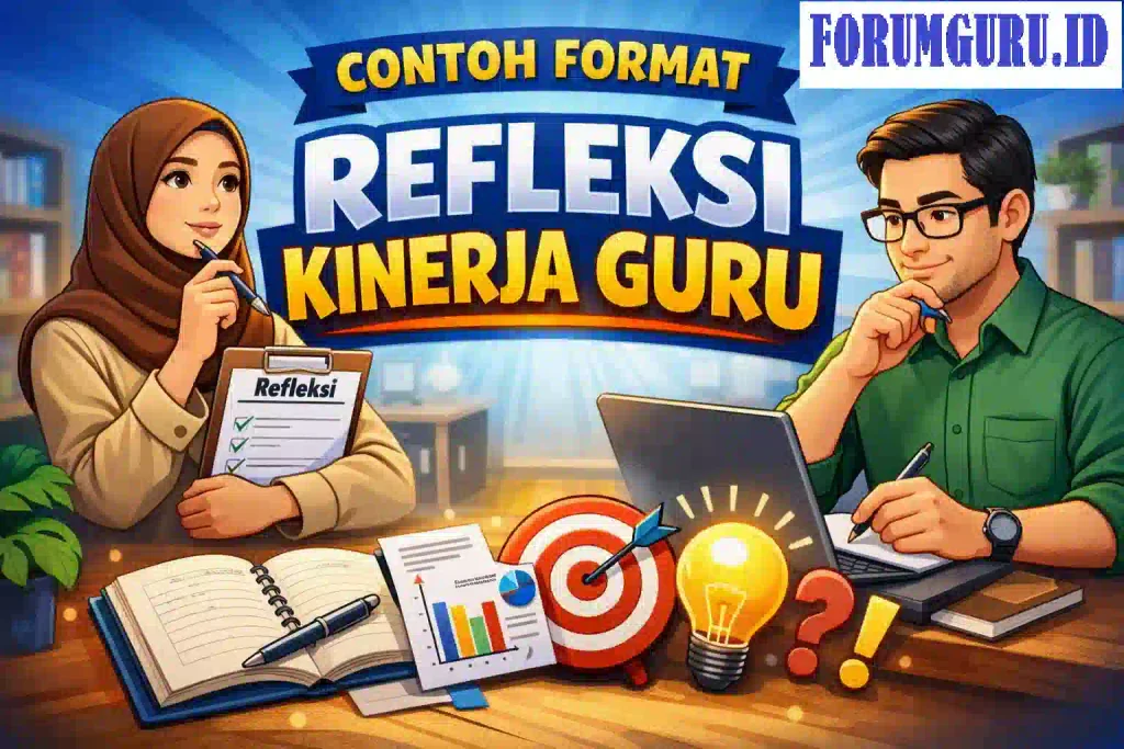 Contoh Format Refleksi Kinerja Guru