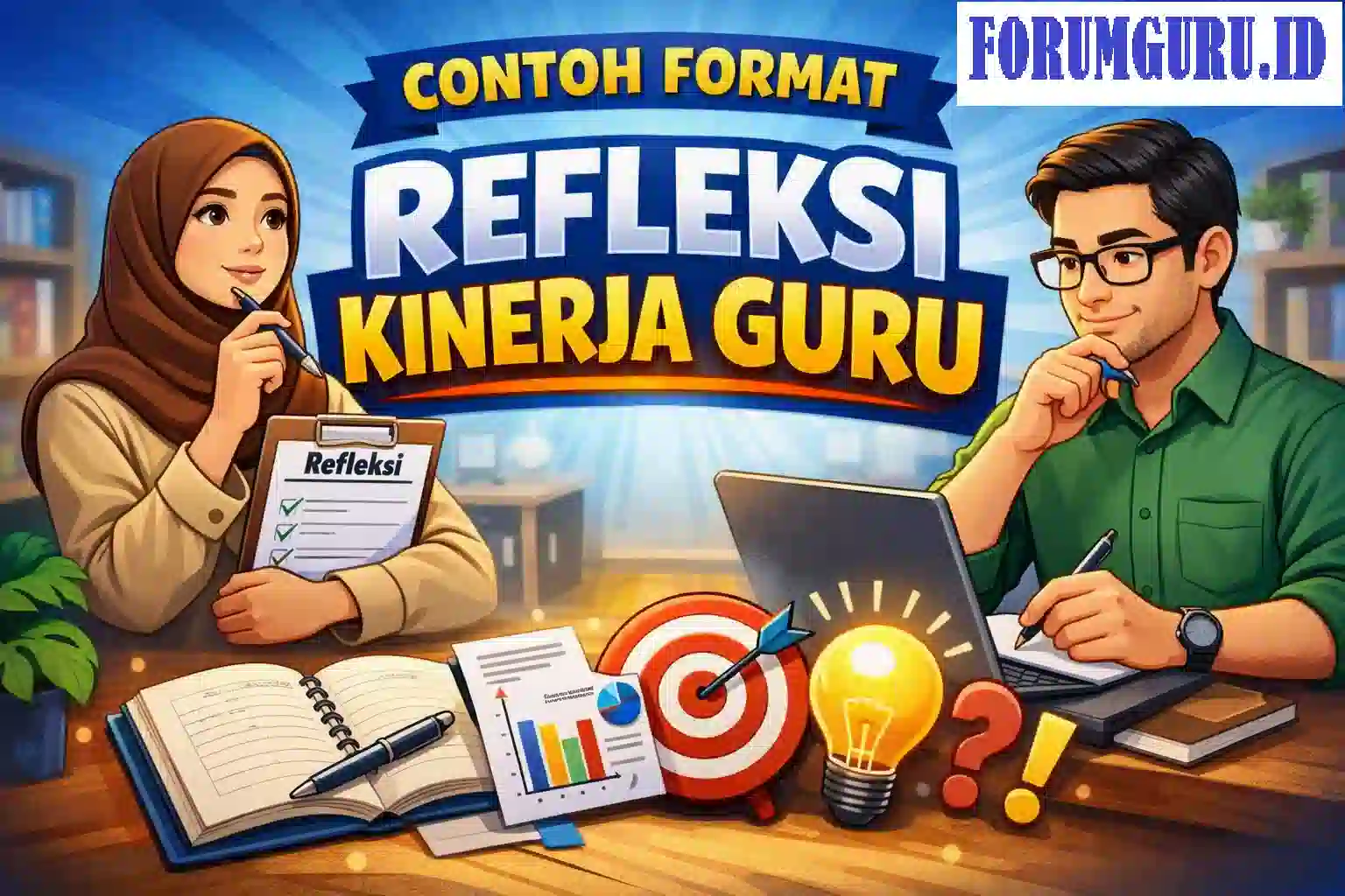 Contoh Format Refleksi Kinerja Guru