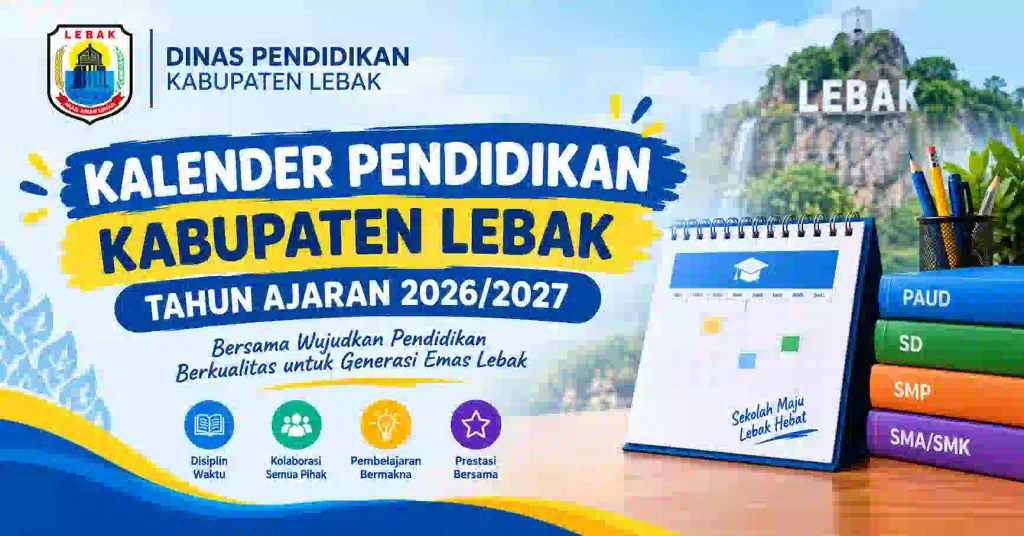 Kalender Pendidikan Kabupaten Lebak Tahun Ajaran 2026/2027