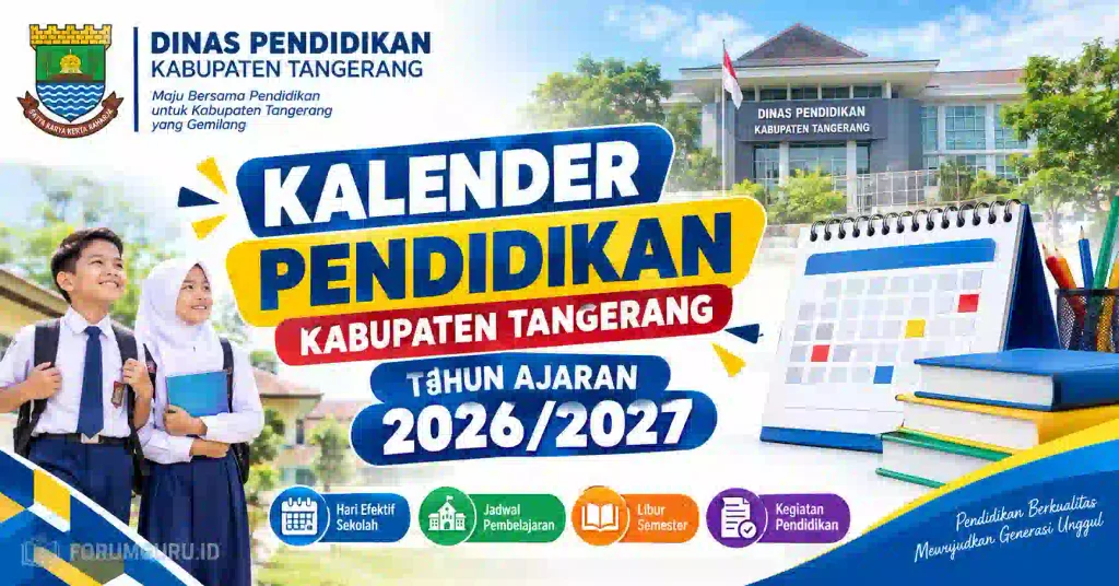 Kalender Pendidikan Kabupaten Tangerang Tahun Ajaran 2026/2027