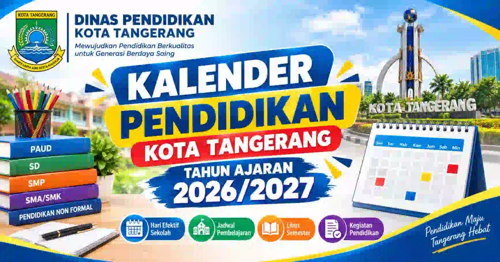 Kalender Pendidikan Kota Tangerang Tahun Ajaran 2026/2027