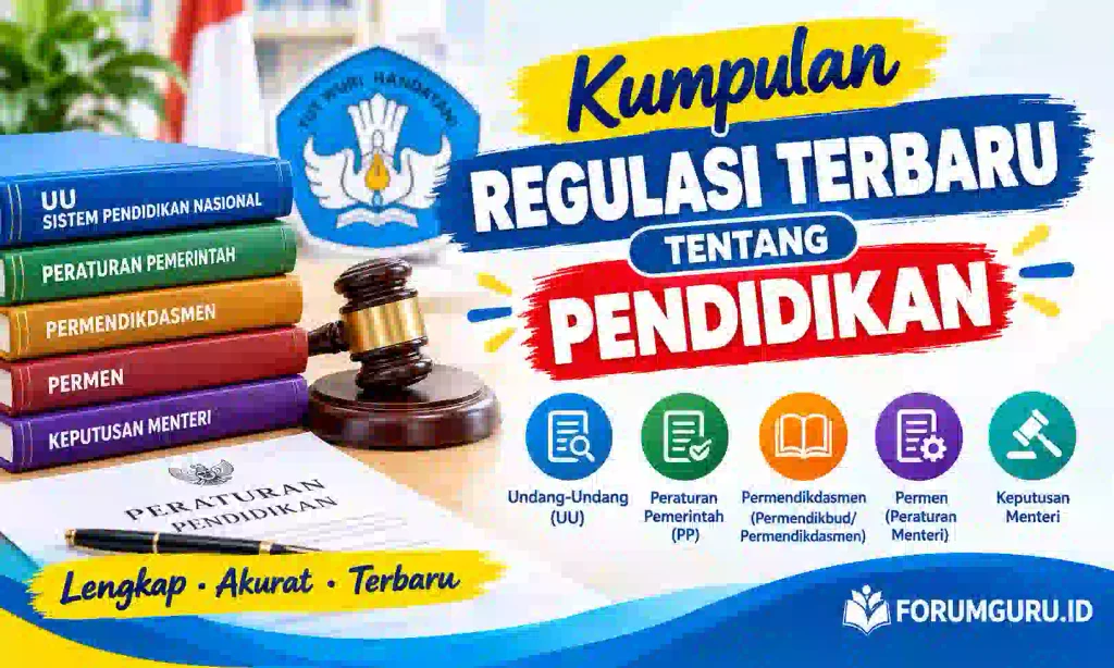 Kumpulan Regulasi Pendidikan (Permendagari. Permenpan, Permendikdasmen, dll)