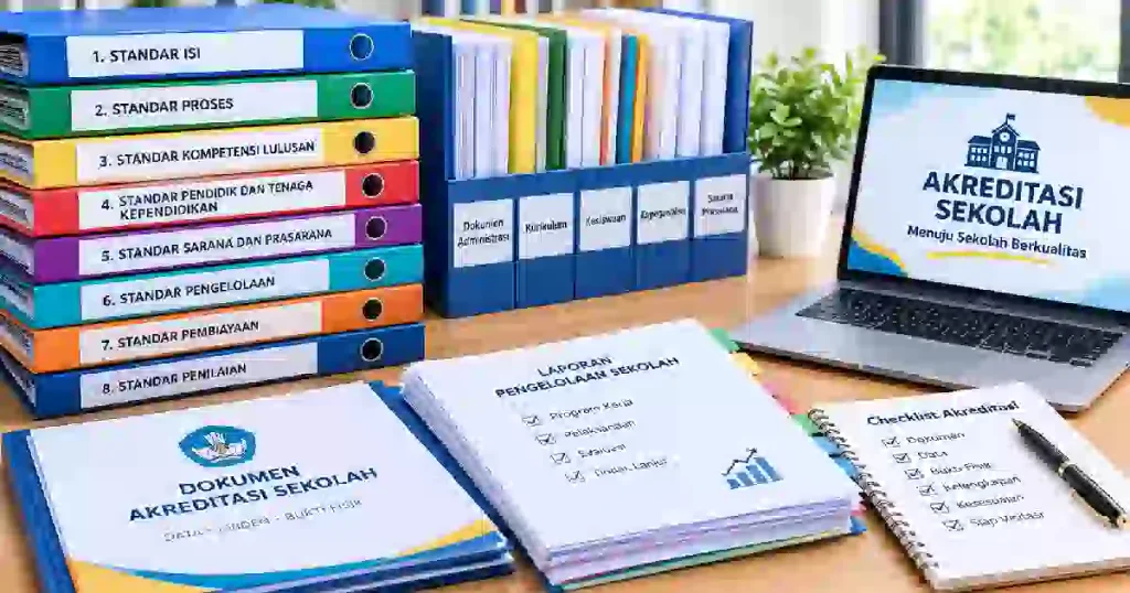 Bahan dan Dukumen pendukung Akreditasi Sekolah/madrasah